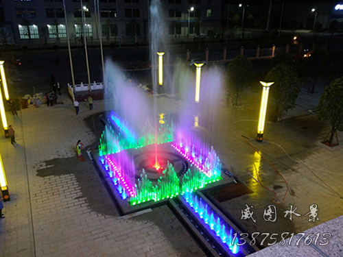 常德鼎城高新区音乐喷泉